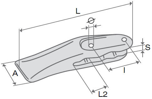 Зуб ковша JCB